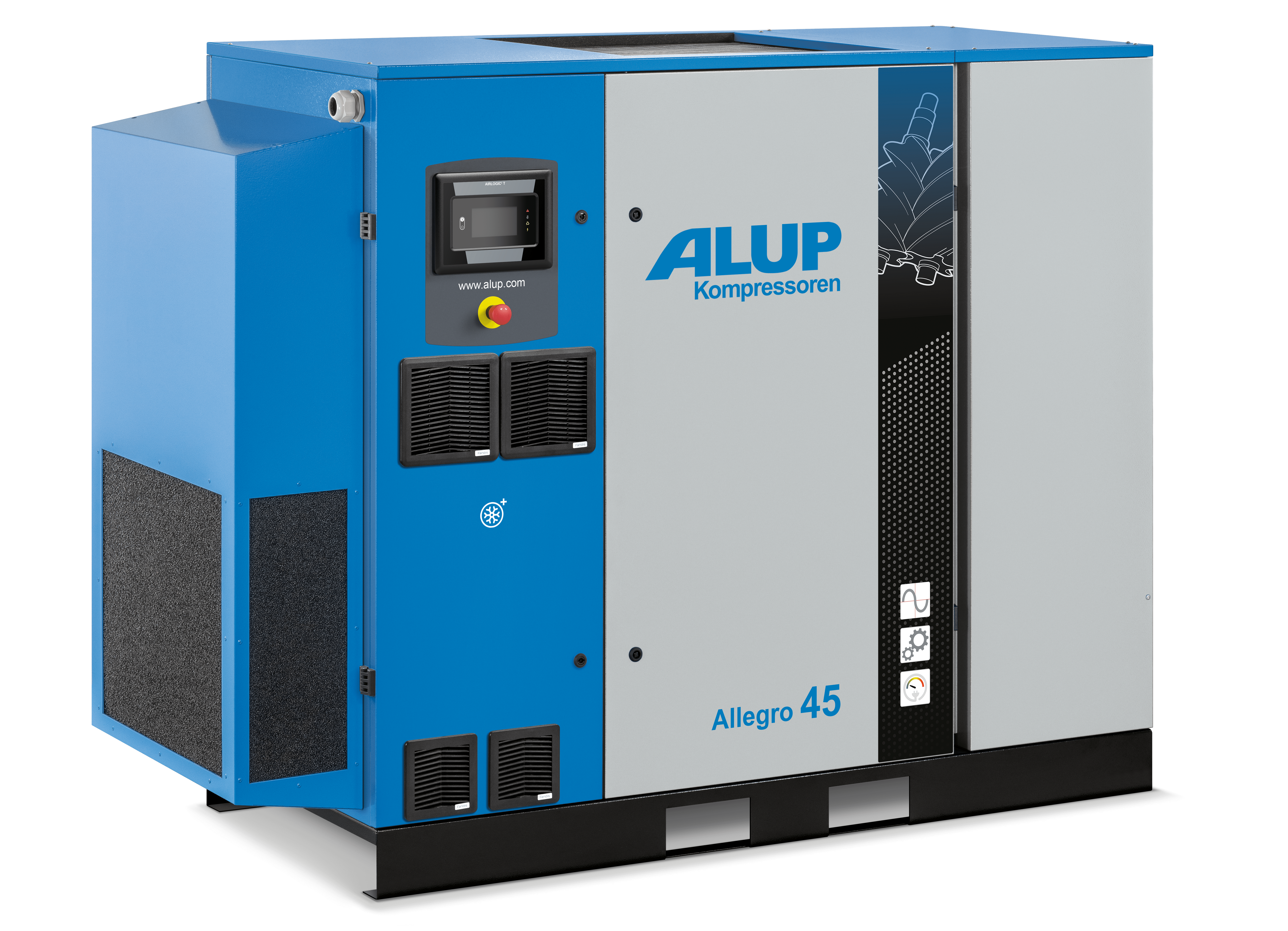 Schraubenkompressor Allegro 45 — Baviex Produktportfolio